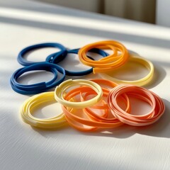 Fototapeta premium Bands on white