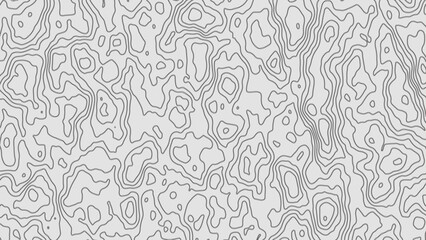 Vector tree rings seamless background, subtle pattern. topographic map background concept