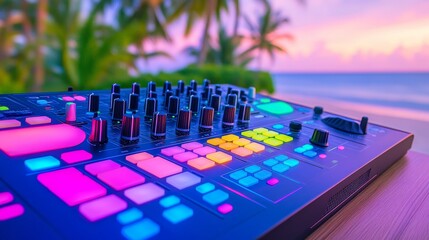 Elevate your beach party experience with a dj mixer the ultimate tropical vibe