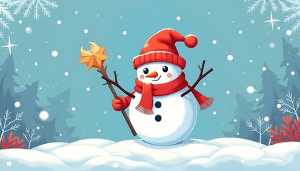 Fototapeta premium Christmass cartoon design