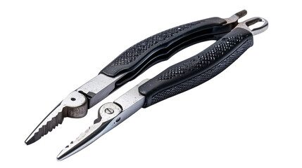 Obraz premium A pair of adjustable pliers with textured grips isolated on transparent background (4)