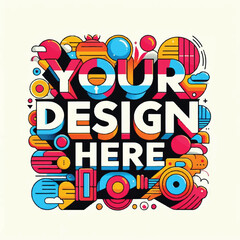 Modern and professional and clean typography t-shirt design