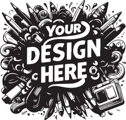 Modern and professional and clean typography t-shirt design