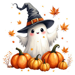 Cute Boho Halloween Ghost