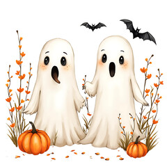 Cute Boho Halloween Ghost
