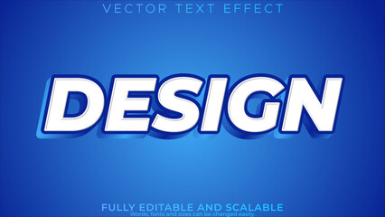 Editable text style effect - DESIGN text style theme