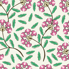 Beautiful floral pattern perfect for textile design,