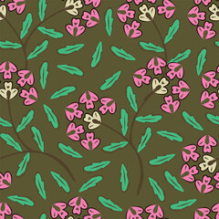 Beautiful floral pattern perfect for textile design,