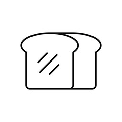 Bread vector icon stock illustration
