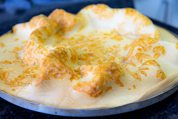 The famous roller coaster biscuit, made with tapioca flour and baked in the oven