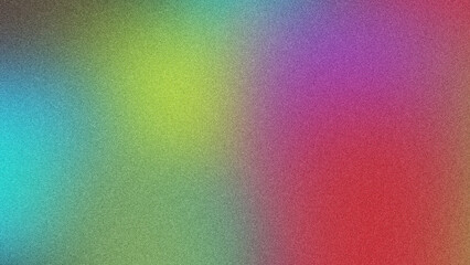 Colorful Gradient and Grainy Noise for Futuristic Poster Designs