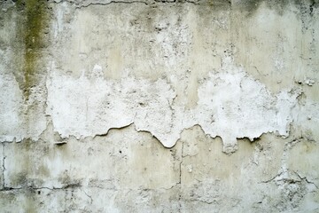 Obraz premium Rustic White Wall Texture with Abstract Concrete Pattern - Vintage Surface Design