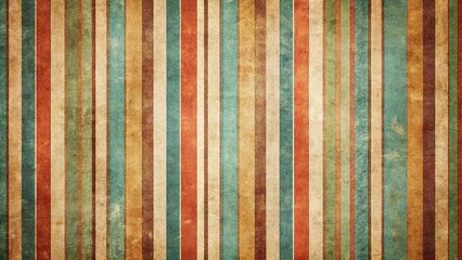 Vintage Striped Grunge Texture Overlay Template for Creative Designs and Print Projects