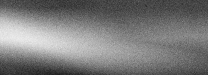 Black dark gray silver white wave abstract background for design, light wave, wavy line, Ombre gradient, Noise rough grungy grain brushed metal metallic effect banner header, abstract poster  © MnDesign03