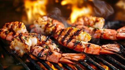 Grilled Shrimp Grilled river shrimp is another delicious menu item. Anyone who tries it will be impressed with the delicious, fresh taste straight from the river.
