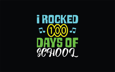 Back to School Typography T-Shirt Design vector graphic template,
100 Days Of School Typography T-Shirt Design vector graphic template,

