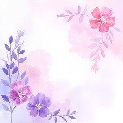Obraz premium Flowers Background for business card