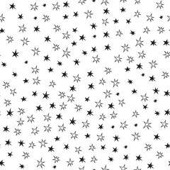 Seamless pattern for Christmas on a white background with elements Christmas. Beautiful pattern for a luxurious gift wrapping paper, t-shirts, greeting cards. Vector illustration.