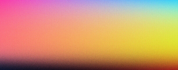 Abstract glowing colorful wave black dark backdrop noise texture banner poster header design, vibrant retro style noise texture banner design, copy space 