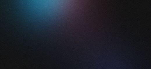 Fototapeta premium Abstract grainy gradient background fading from blue to black