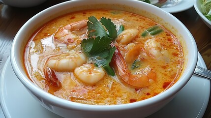 Tom Yum Goong, a Thai dish that everyone around the world knows and must find an opportunity to eat at least once.
