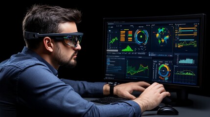 Data Analyst with AR Glasses