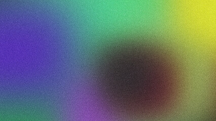 Colorful Gradient and Grainy Noise for Futuristic Poster Designs