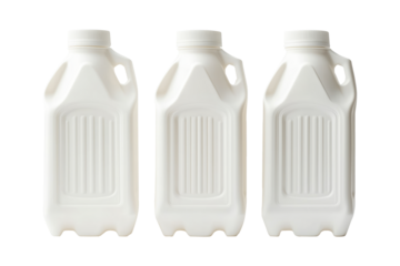 Colorful beverage cartons arranged in row against white background, representing diversity and freshness.