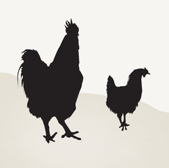 Cock & Hen.eps