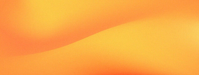 Glowing grainy banner background golden yellow orange color gradient abstract poster header cover backdrop design, glowing noise texture effect, vibrant color gradient noisy grain texture