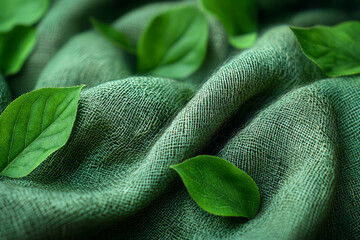 Fototapeta premium A piece of clothing made from natural fibers, celebrating sustainability and simplicity. Concept of fashion.