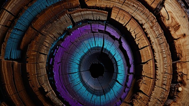 circular wooden structure