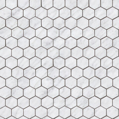 Concrete paving hexagon texture seamless