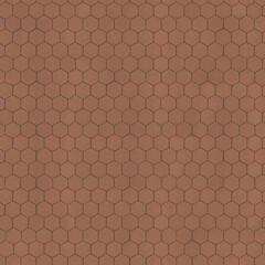 Concrete paving hexagon texture seamless