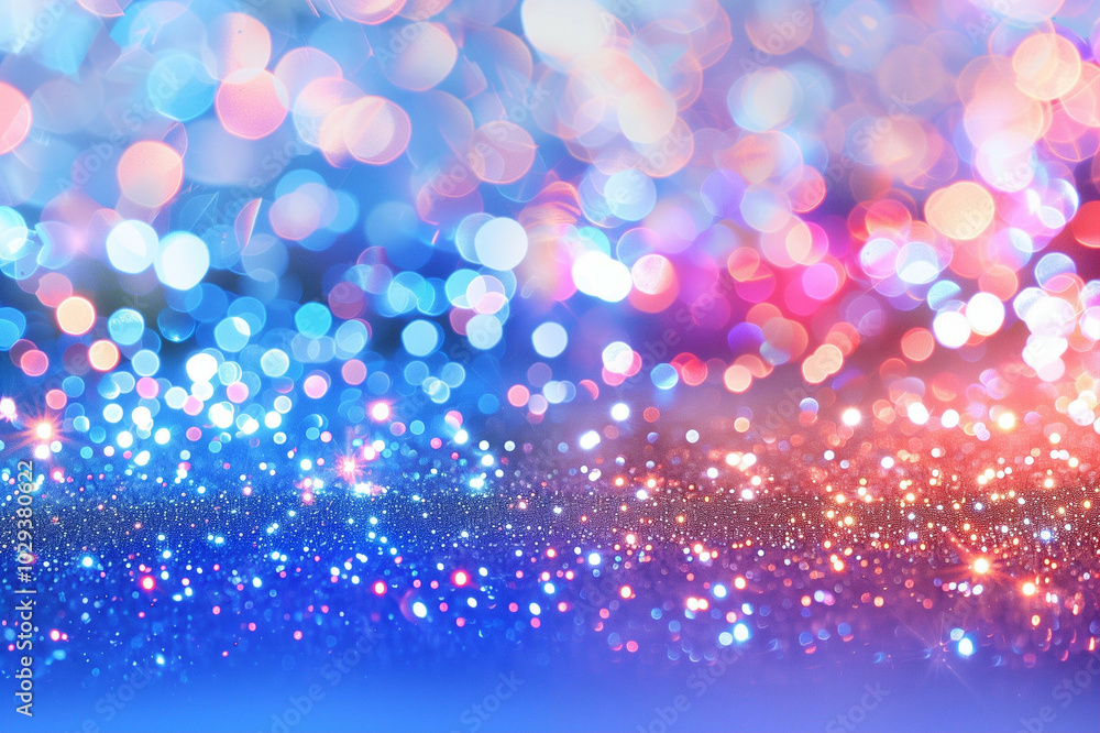 Aufkleber bokeh lights background with colorful bokeh effects in a dreamy ambiance that enhances visual aesthe