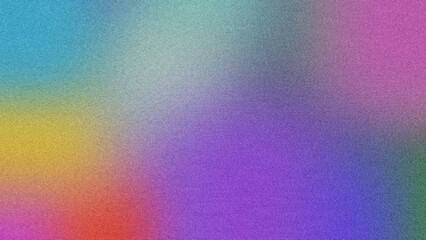 Colorful Gradient and Grainy Noise for Futuristic Poster Designs