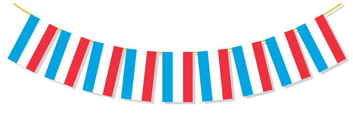 flag of luxembourg, state flag of luxembourg, bunting flag of Luxembourg isolated on white, png, country flag, luxembourg, flag, country, bunting flag of Luxembourg png,  sticker, banner, paper