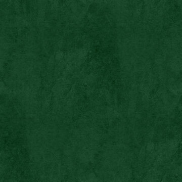 Dark green watercolor paper texture. Seamless background. 