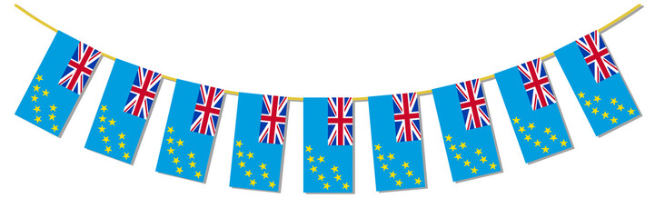 tuvalu flag, tuvalu country flag, tuvalu country, flag, bunting, tuvalu flag bunting, bunting flag, tuvalu flag bunting png, tuvalu flag bunting on white, banner of tuvalu,  banner, decoration, nation