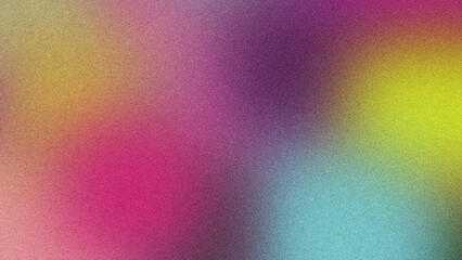 Colorful Gradient Background with Grainy Noise Texture. Modern and Futuristic Design with Smooth Fluid Shapes, Ideal for Posters with a Unique Visual Appeal.