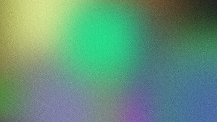 Colorful Gradient Background with Grainy Noise Texture. Modern and Futuristic Design with Smooth Fluid Shapes, Ideal for Posters with a Unique Visual Appeal.