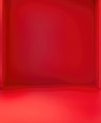 Red background, smooth gradient