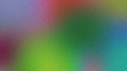 Colorful Gradient Background with Grainy Noise Texture. Modern and Futuristic Design with Smooth Fluid Shapes, Ideal for Posters with a Unique Visual Appeal.