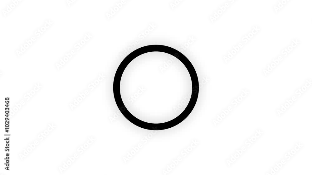 Fototapete loading circle animation on black transparent background. loading bar, refresh icon, processing bar.