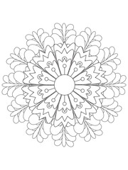 Flowers Coloring Pages For Adules