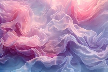 Obraz premium A close up of a pink and blue fabric