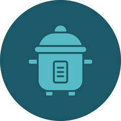 Rice Cooker Icon Design