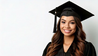 Portrait of a beautiful young female graduate 