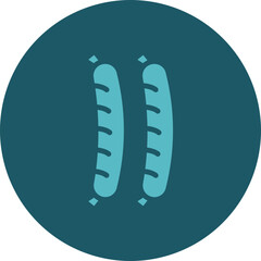 Sausages Icon Design