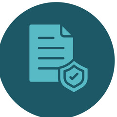 Obraz premium Protected File Icon Design